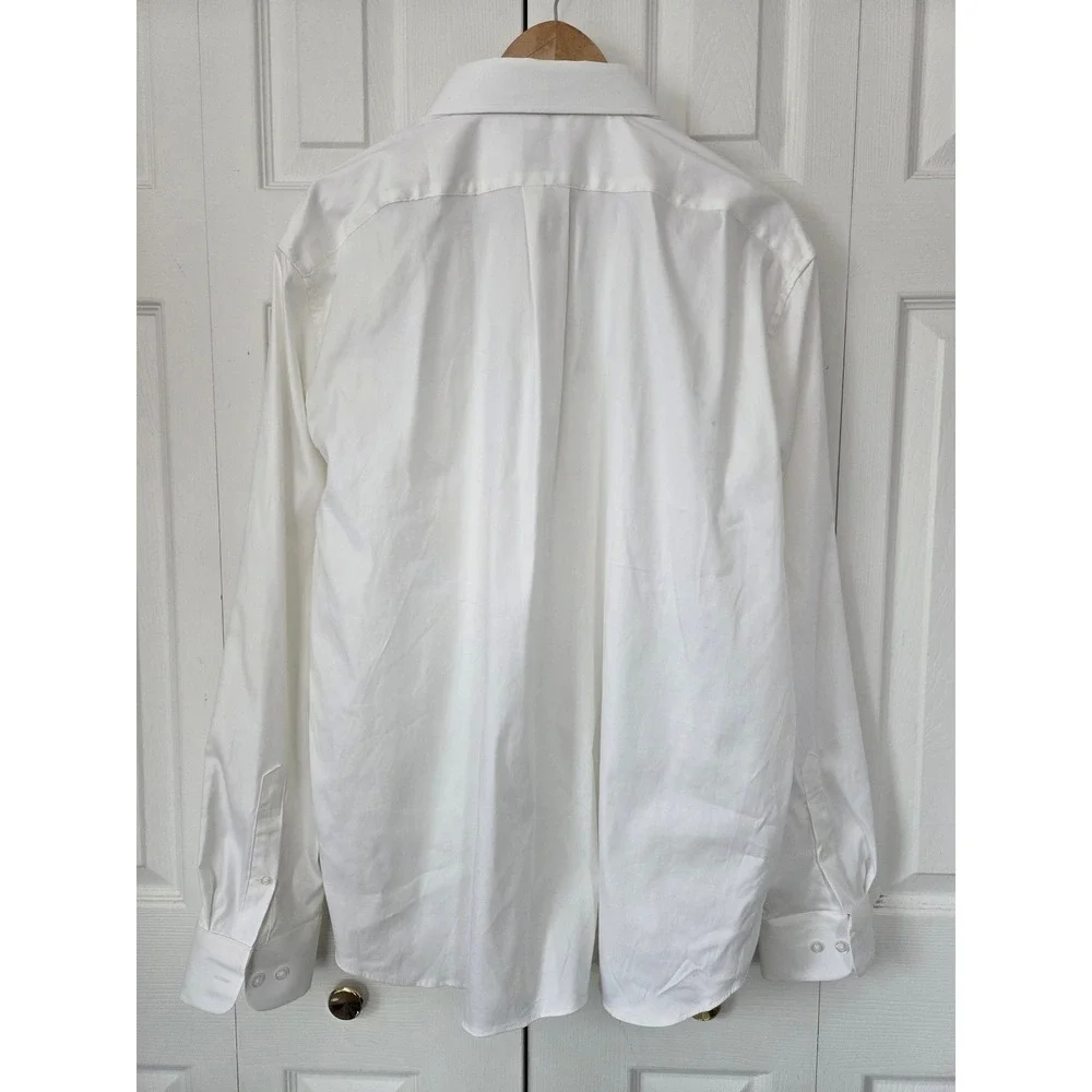 J. Crew Slim Bowery Performance Stretch Oxford‎ Shirt Men XXL White NWT CP684